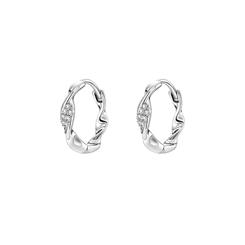 Anting Wanita Mobius Bahan Sterling Silver S999