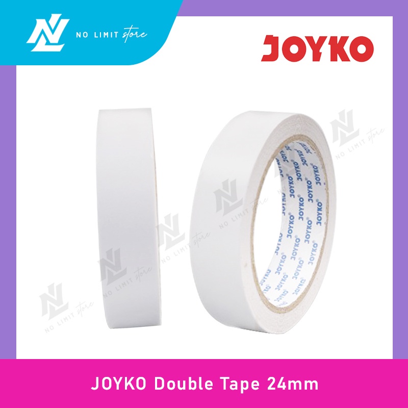 

Double Tape JOYKO 24 mm - Perekat 2 Sisi