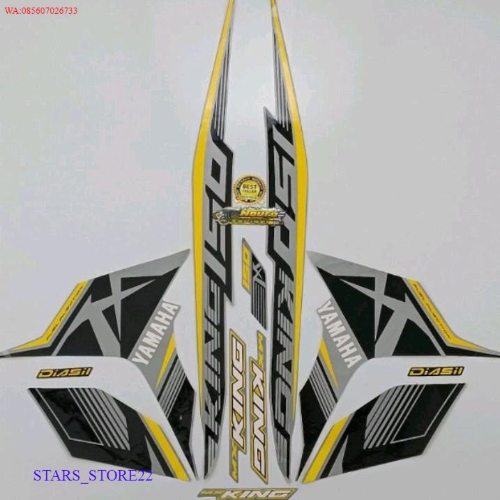 (ORI) striping Yamaha Jupiter MX king 150 2017 2018 kuning