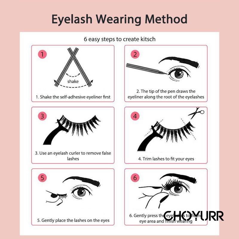 【COD】Bulu Mata Palsu Little Devil Fake Eyelash Eyelash Extension Comic Eye-CH