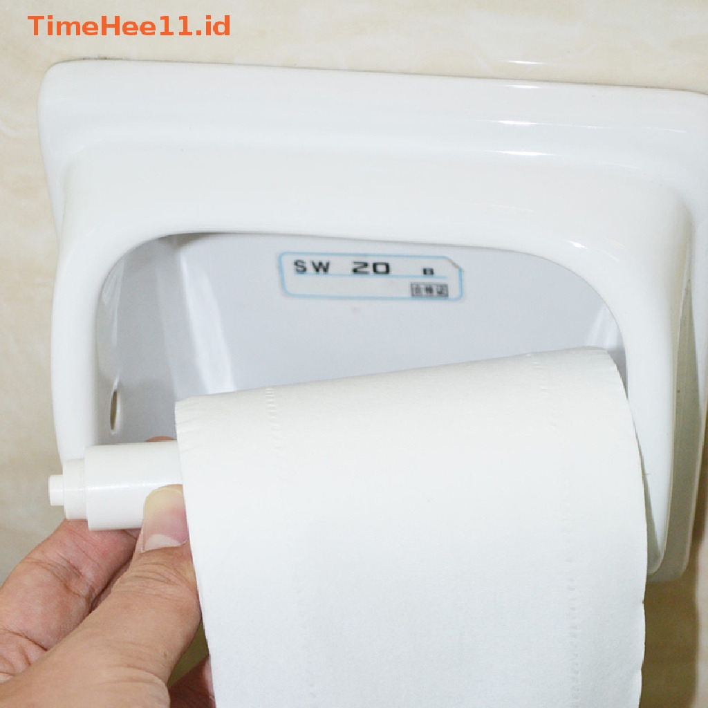 Timehee Kotak Tisu Adjustable Paper Roll Core Pengganti Batang Roll Kertas Toilet Kamar Mandi ID