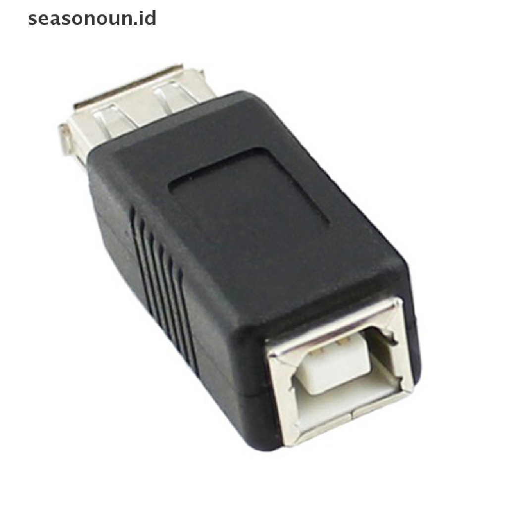 Seasonoun USB Type A Female to Printer Scanner Tipe B Female Adapter Adaptor Converter.