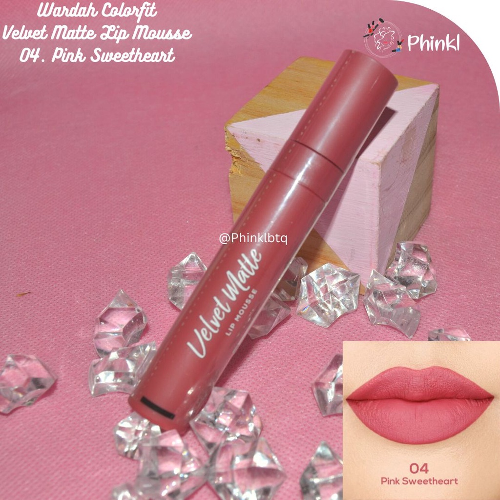 ᘺᗩᖇᕲᗩᕼ wardah velvet mattee lip cream lembut tahan lama lipstick cair ORIGINAL