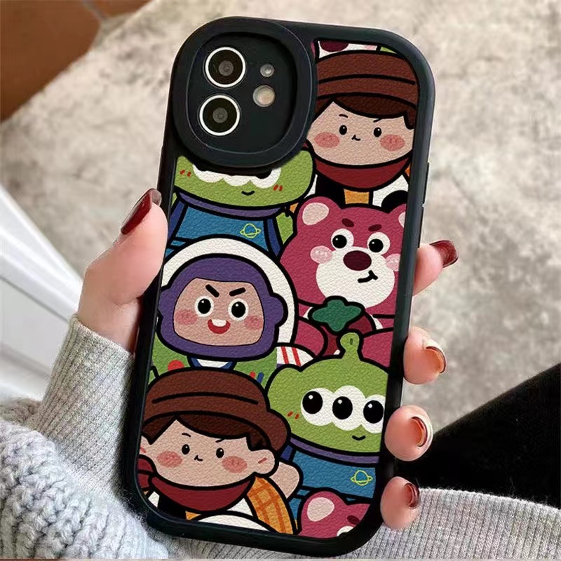 Softcase Silikon Realme C1 C2 5S 5i 6 7i 8i 8 Pro 9i C11 C20 C12 C15 C17 C21Y C25Y C35 RENO 4F 56 7Z Black Toy Story Winnie The POOTH mONSTER