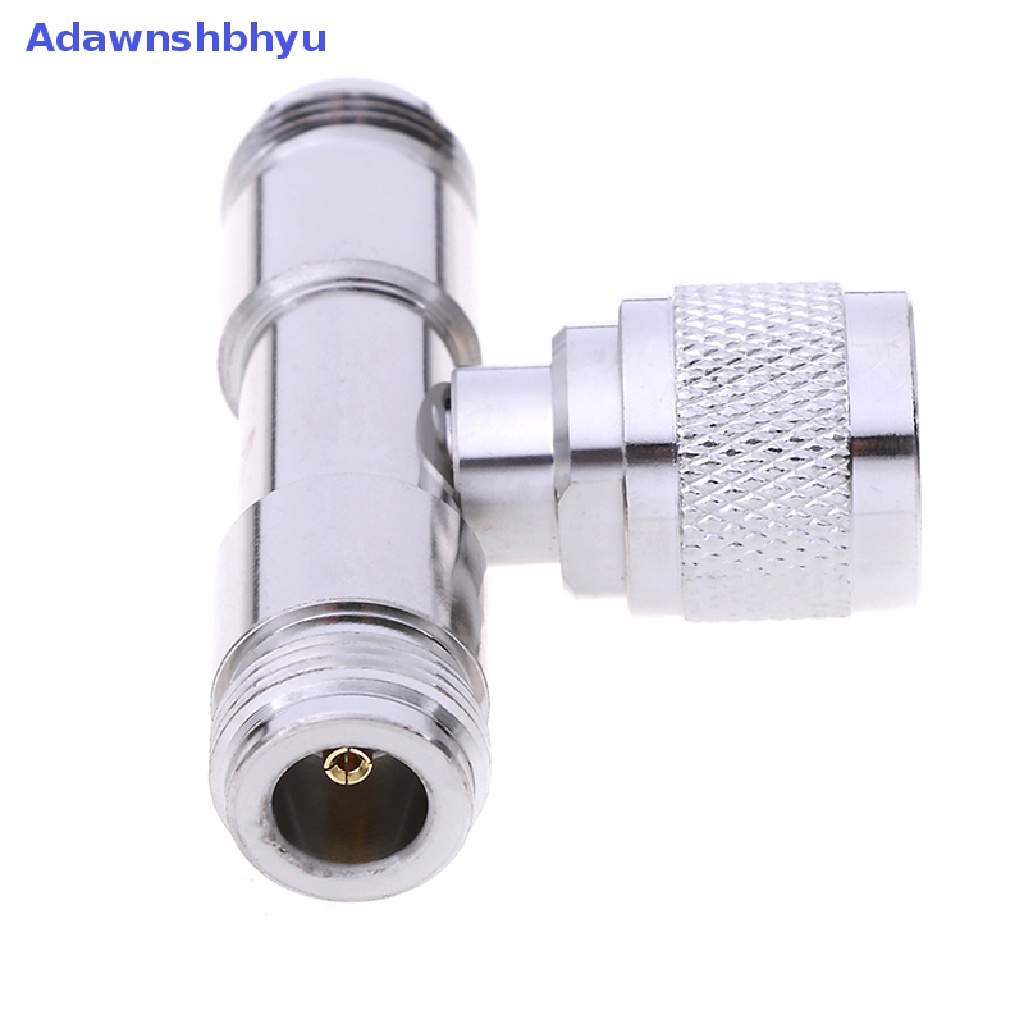 Konektor Adaptor Antena rf Adhyu n-type male to dual 2n-tipe female t shaped ID