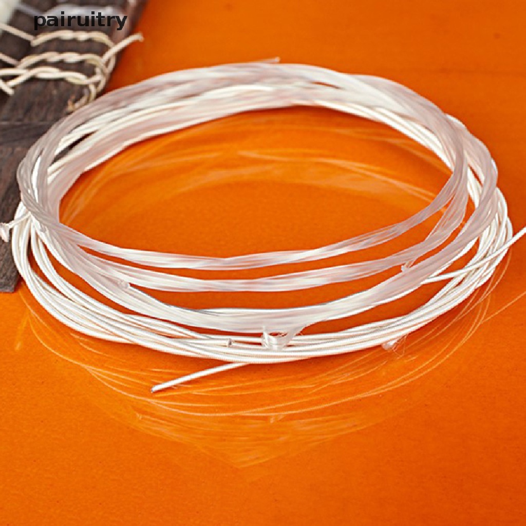 Prt 6pcs Set Senar Gitar Nylon Silver Strings Untuk Gitar Klasik Classic PRT