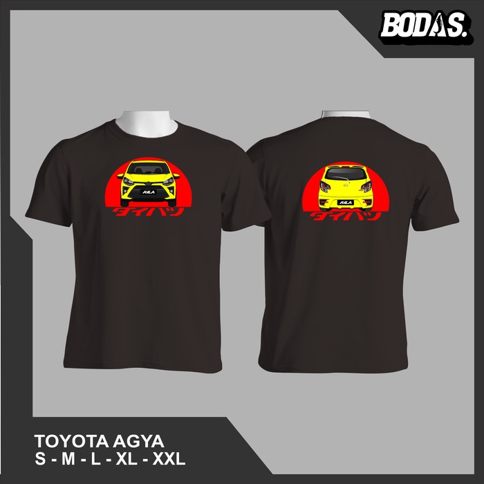 KAOS DISTRO OTOMOTIF MOBIL DAIHATSU AYLA JDM STYLE/ BISA CUSTOM WARNA