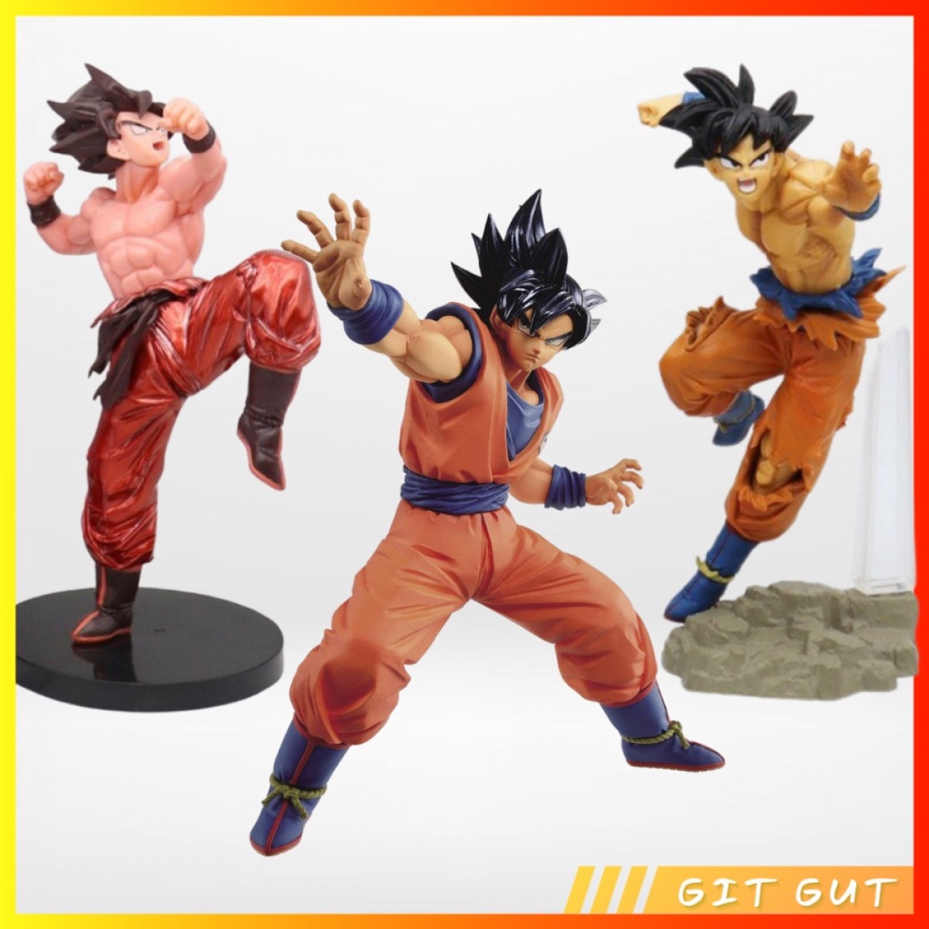 Action Figure Pajangan Dragon Ball Z Son Goku Battle Stance