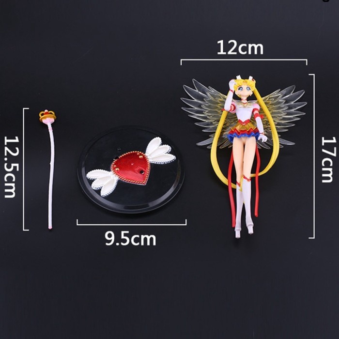 sailor moon figure sayap tongkat baru