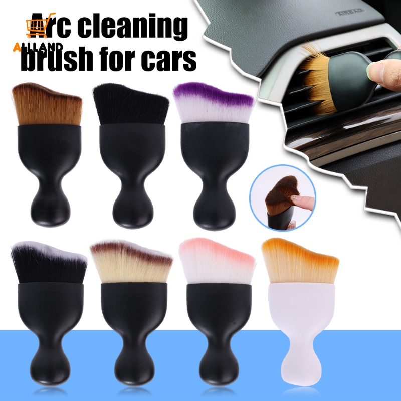 Sikat Pembersih Lengkung Mobil Multi Warna/Soft Air Outlet Gap Dust Removal Brushes/Alat Cuci Detailing Otomatis Dengan Shell