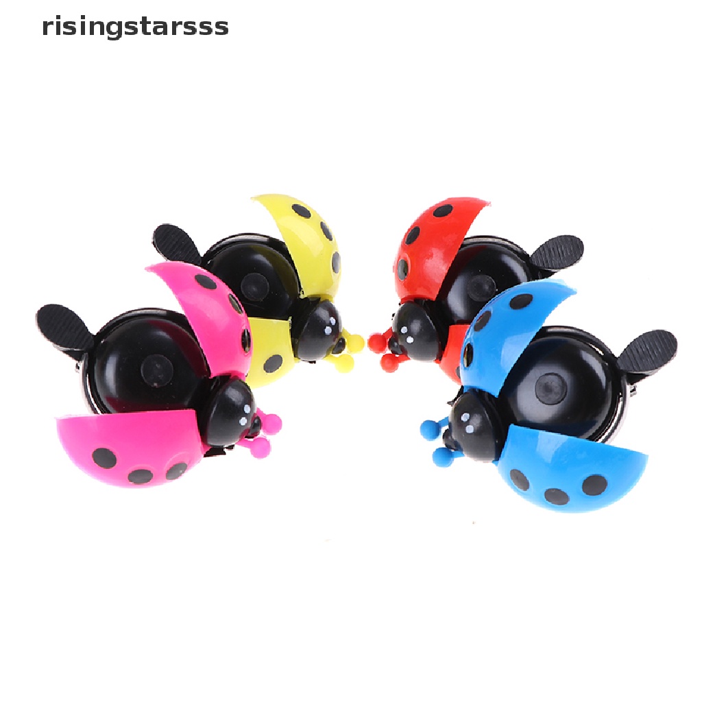 Rsid Span-new 1Pc Sepeda Ladybug Bell Kartun Bersepeda Bell Indah Anak Sepeda Naik Alarm Tanduk Jelly