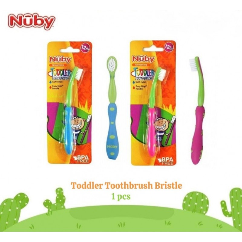 Nuby Toddler Toothbrush Sikat Gigi Anak Bayi - 1 Pcs