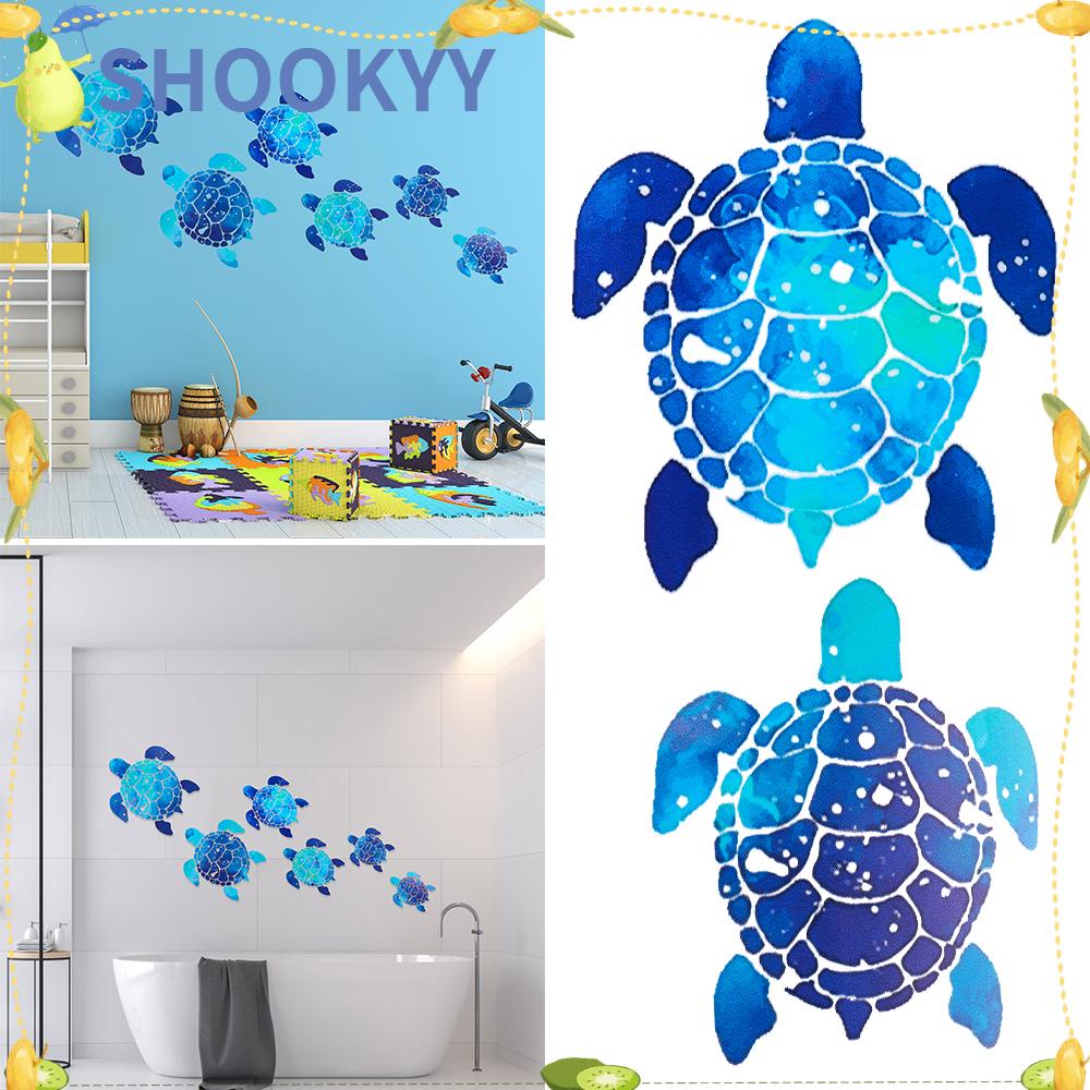 Chookyy 2set (12Pcs) Stiker Dinding Kura Laut DIY Vinyl Waterproof Underwater Ocean Dekorasi Rumah