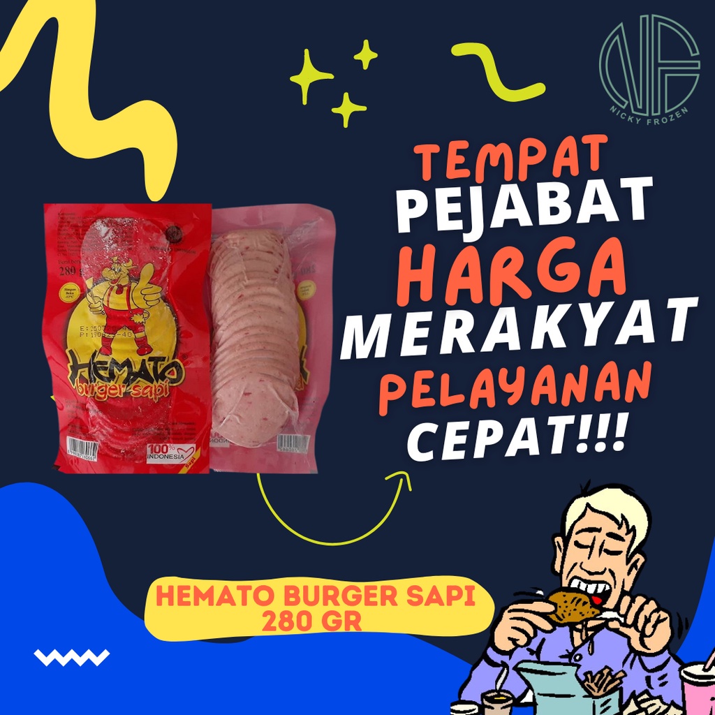 

HEMATO BURGER SAPI 280 GR