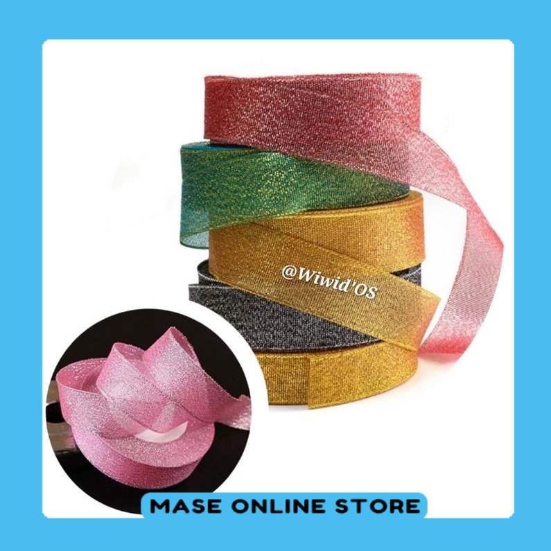 

MST (1 roll) PITA GLITTER METALIK 2,5 cm MASESTORE