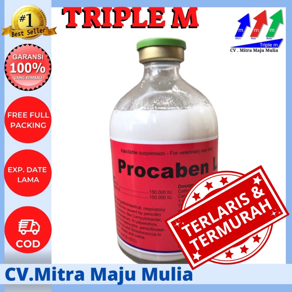 Procaben LA pengganti Penstrep 400 Original TRIPLE M