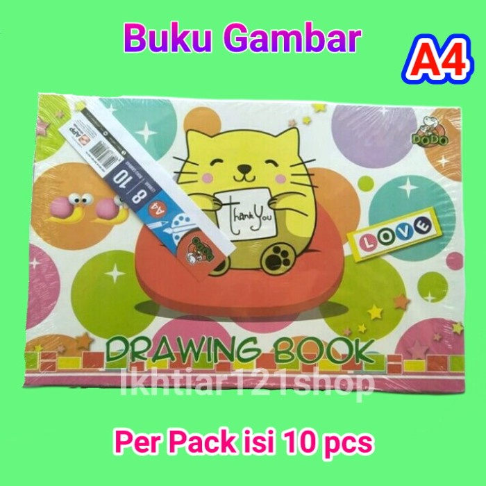 

DISKON SHOPEE/ DISKON CERIA/ Buku Gambar A4 Dodo / SIDU Murah perpack isi 10 grosir