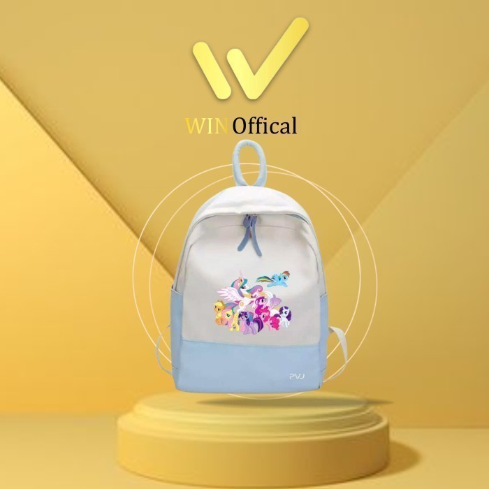 Tas ransel Anak wanita kuda pony/ tas sekolah anak tk sd paud smp Win