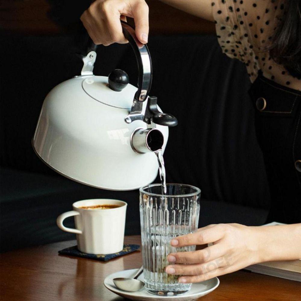 Populer 3L Whistling Kettle Portable Untuk Rumah Kantor Restoran Ergonomis Handle Teakettle