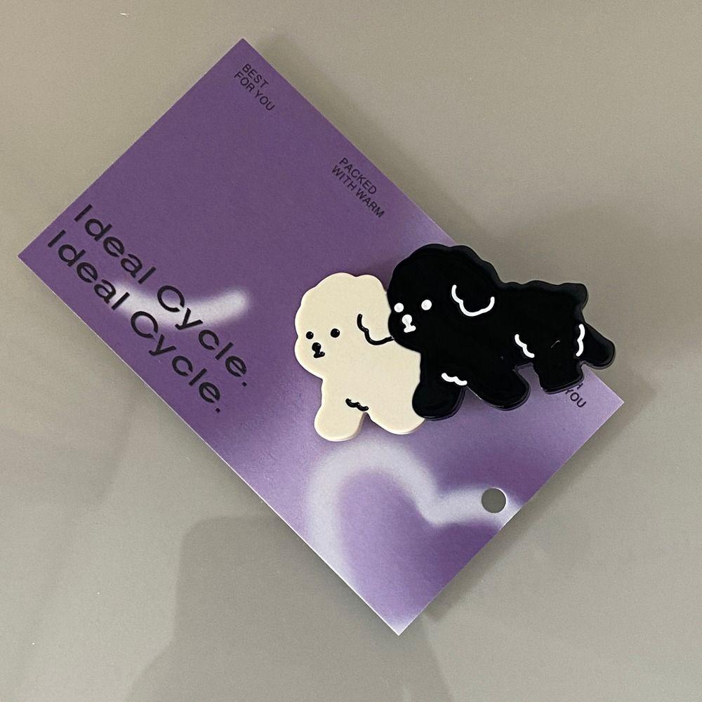 Nickolas1 Asetat Anjing Rambut Cakar Pesta Manis Baru Heardress Surat Kecil Duckbill Klip Hewan Besar Jepit Rambut Fashion Hiasan Kepala Korea Hiu Klip