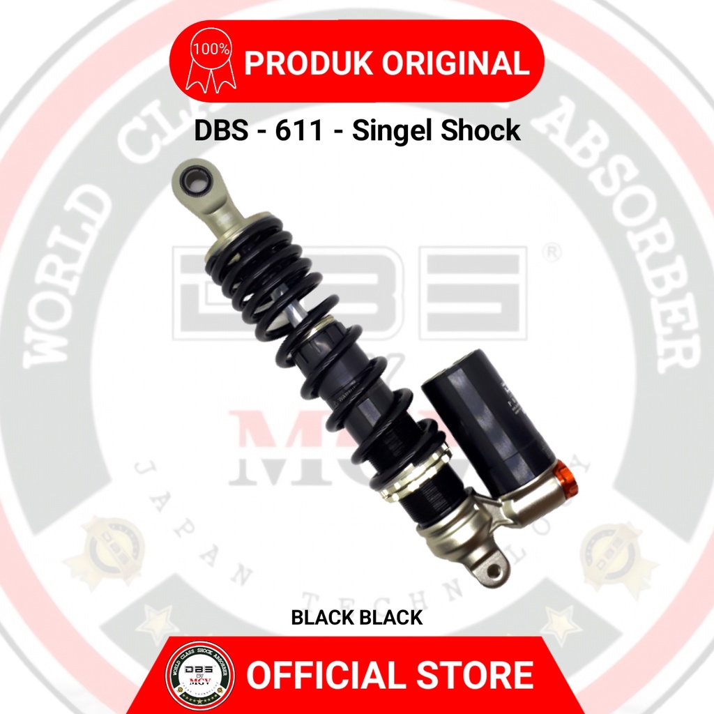 [ BISA COD ] Shock Tabung DBS 611 PROLINS SERIES GENIO BEAT VARIO SCOOPY MIO J GT M3 FINO XEON SOUL GT125 FAZZIO XRIDE LEXI FREEGO