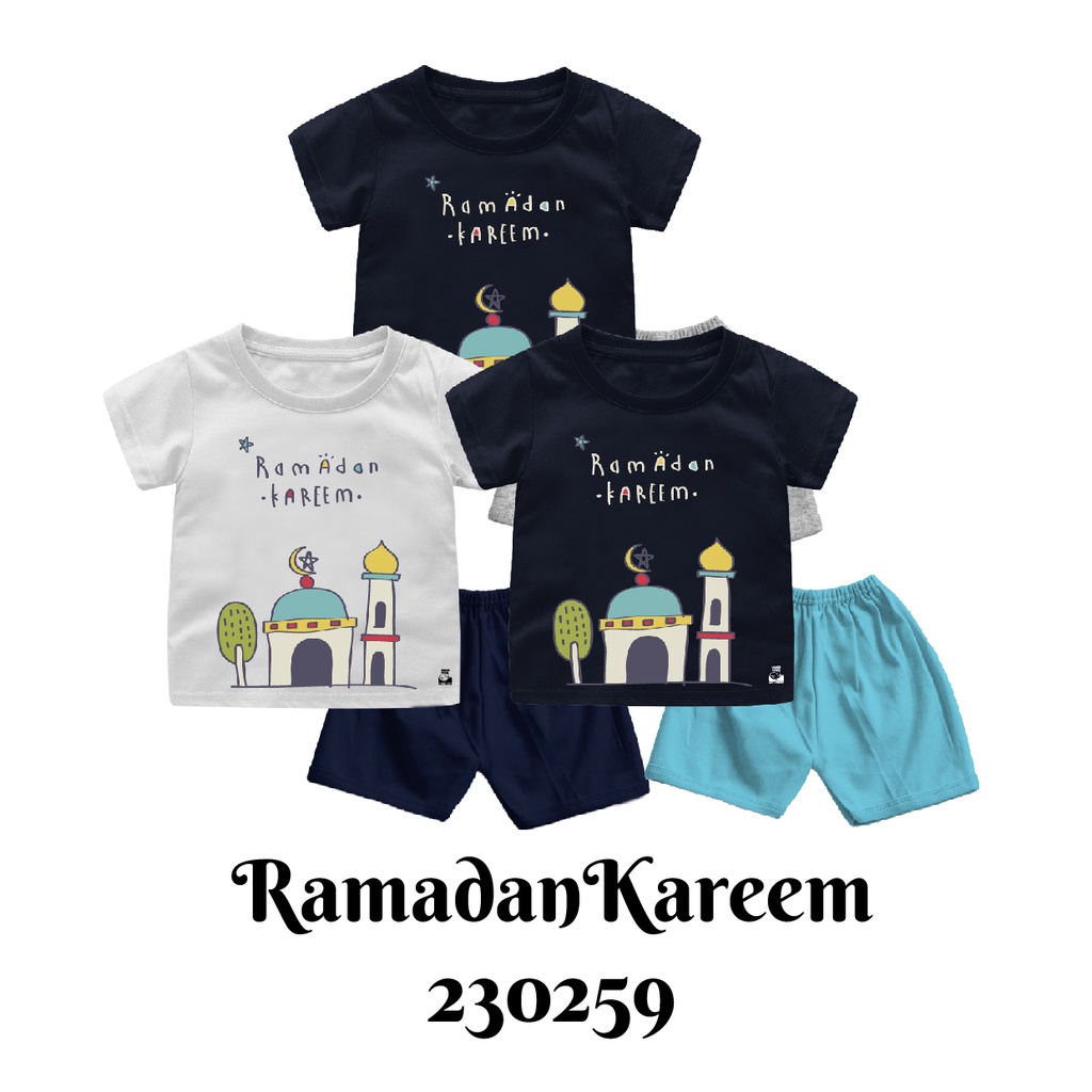 Setelan Bayi &amp; Anak Muslim Ramadhan Usia 6 Bulan-8 Tahun Bahan Katun