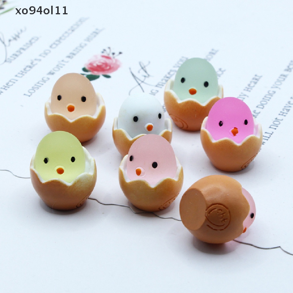 Xo 2Pcs Glow-in- the dark chick DIY Hiasan Dekorasi Menyala Dalam Gelap Mainan OL