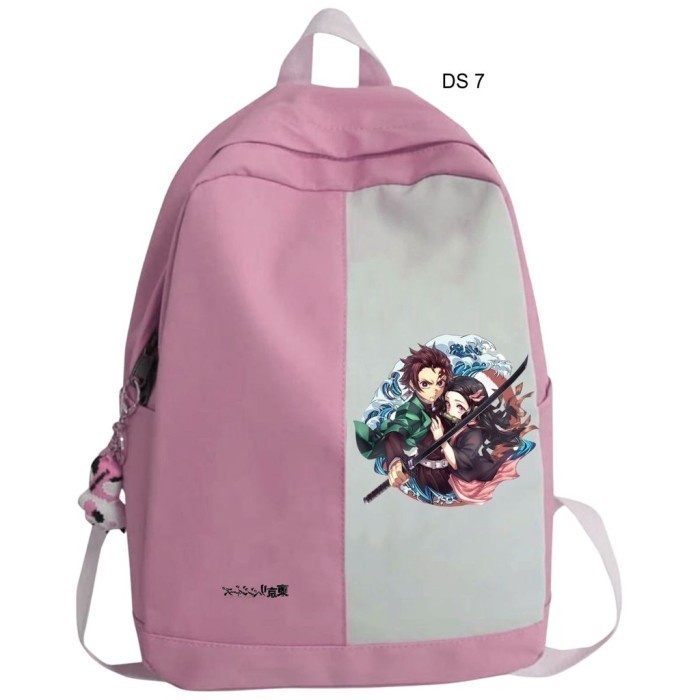 Tas Ransel Demon Slayer Kimetsu No Yaiba Tanjiro Nezuko Zenitsu DS7 Win