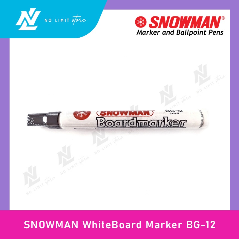 

SNOWMAN Whiteboard Marker BG-12 - Spidol Whiteboard Snowman BG 12