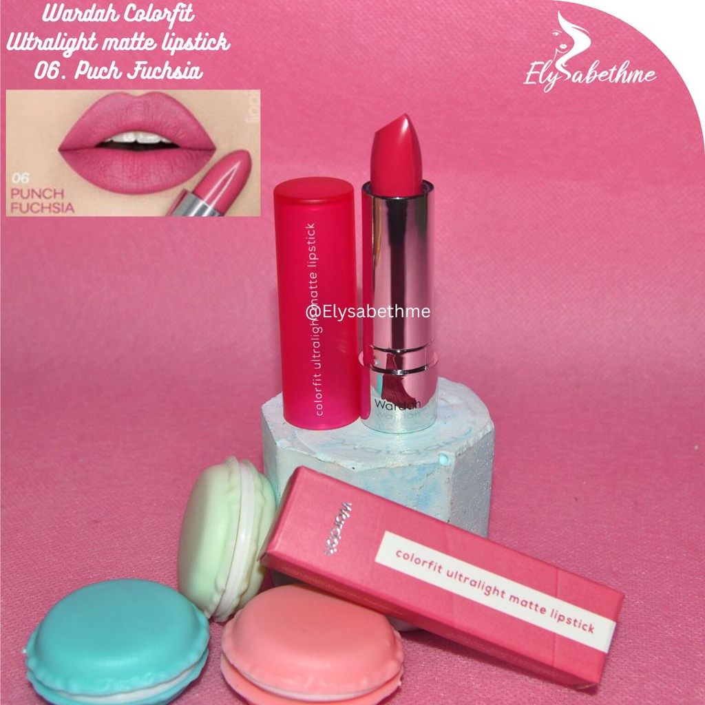 ✿ELYSABETHME✿ 🅆 🄰 🅁 🄳 🄰 🄷 Wardah Lipstik Ultralight korea untuk warna bibir ombre hasil natural lipcream mattee kosmetik halal