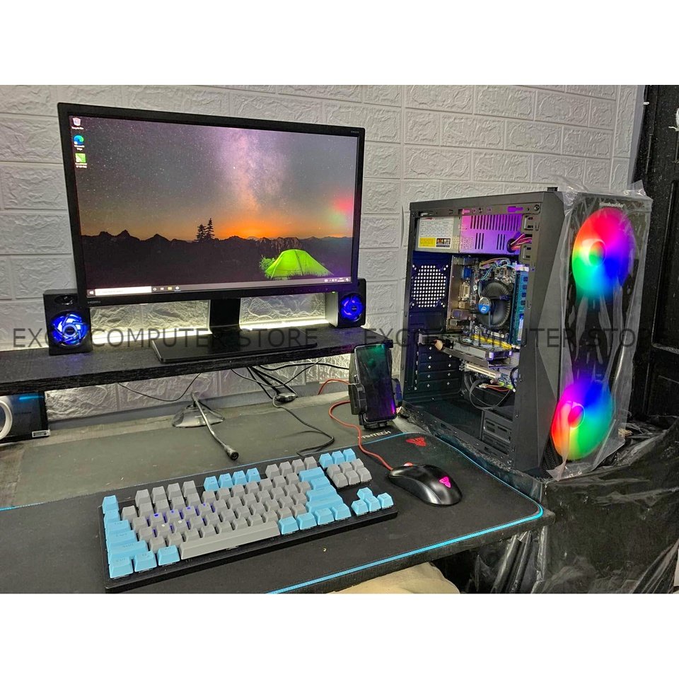 PC CPU FULLSET GAMING bisa main GTA 5 Dll ( PC Computer Komputer Gaming Gamers Minimalis