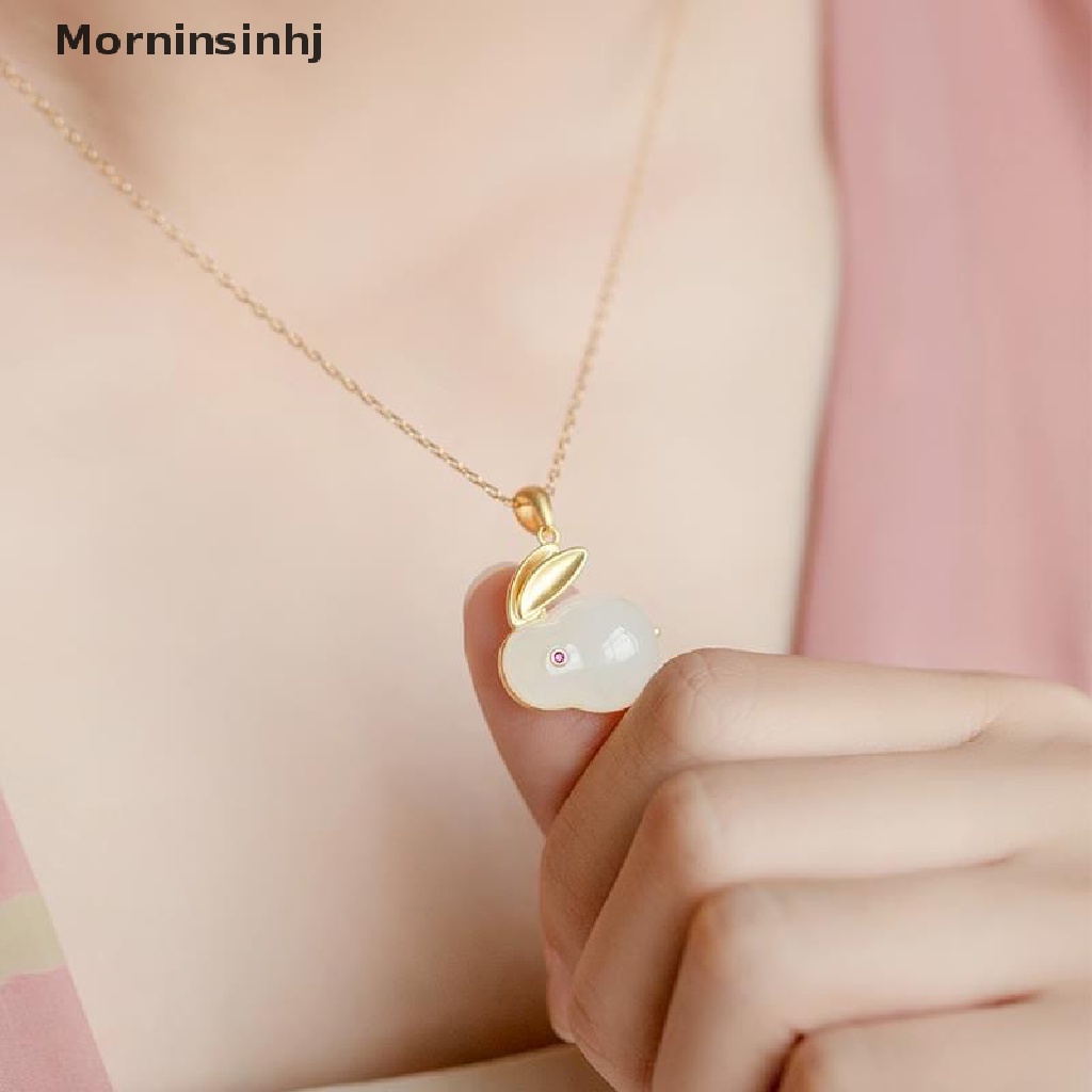 Mornin Fashion Kreatif Gaya Cina Retro Giok Kelinci Gelang Kalung Manik-Manik Gelang Beruntung Gadis Lucu Fashion Manis Gelang Kawaii Beauty Bracelet id