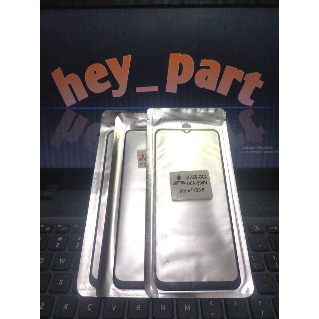 Kaca LCD Vivo Y91 / Kaca Depan Vivo Y91 Plus Lem OCA / Kaca touchscreen Vivo Y91