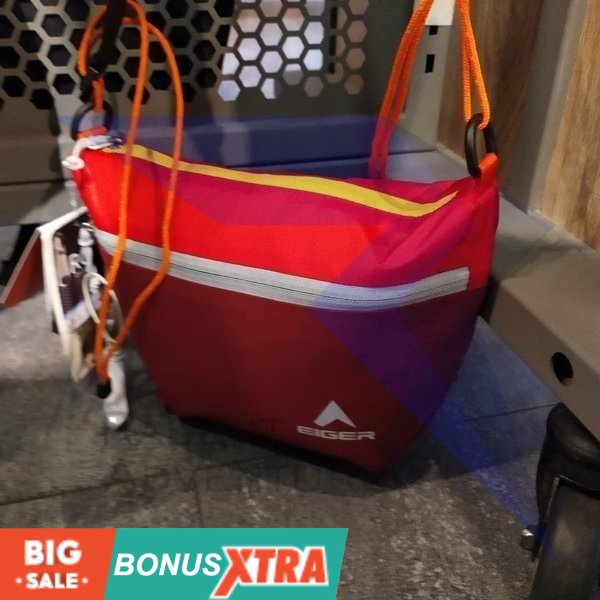 Tas Selempang EIGER1989 X Sunda Sacoche Sling Bag 2L 91000 5976 Dark Red Original MURAH KEREN AWET