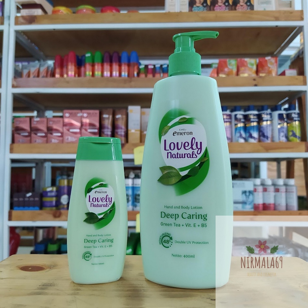 Emeron Hand & Body Lotion Lovely Natural Deep Caring/hand body lotion emeron/henbodi tahan lama/pele