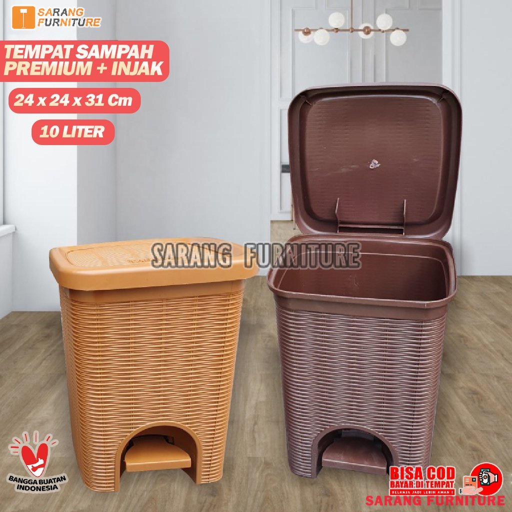 Tempat Sampah Tong Sampah Injak Tempat Sampah Tabitha Original Dust Bin 10 Liter Tong Sampah Murah