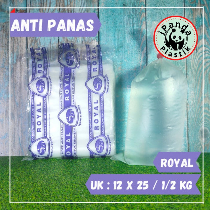 Plastik Anti Panas / Tahan Panas Royal Uk 12x25 / 1/2 kg @200gr