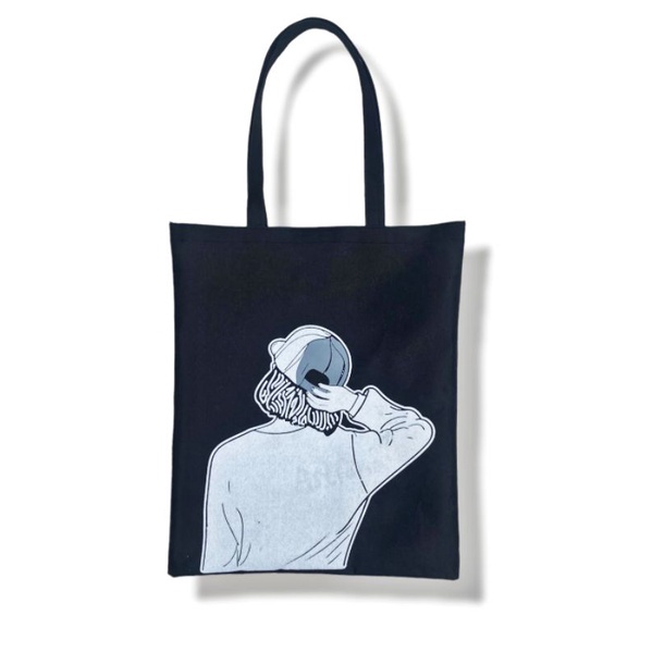 Tote bag remaja wanita keren Tas Sekolah girls Tas Belanja 37 x 31