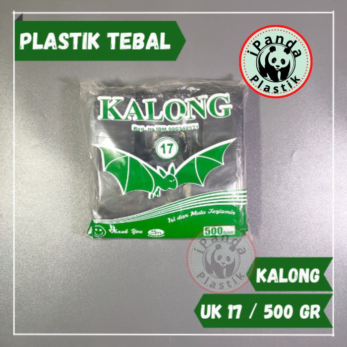 kantong Kresek Tebal Hitam Kalong Hijau All Size kantong plastik - 17