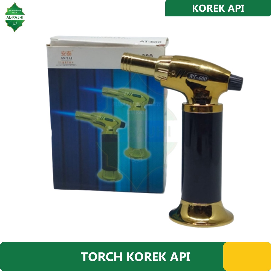 Lighter Pembakar Bukhur Korek Api Las Gas Torch Power Antai Lighter AT 600 Smoking Set