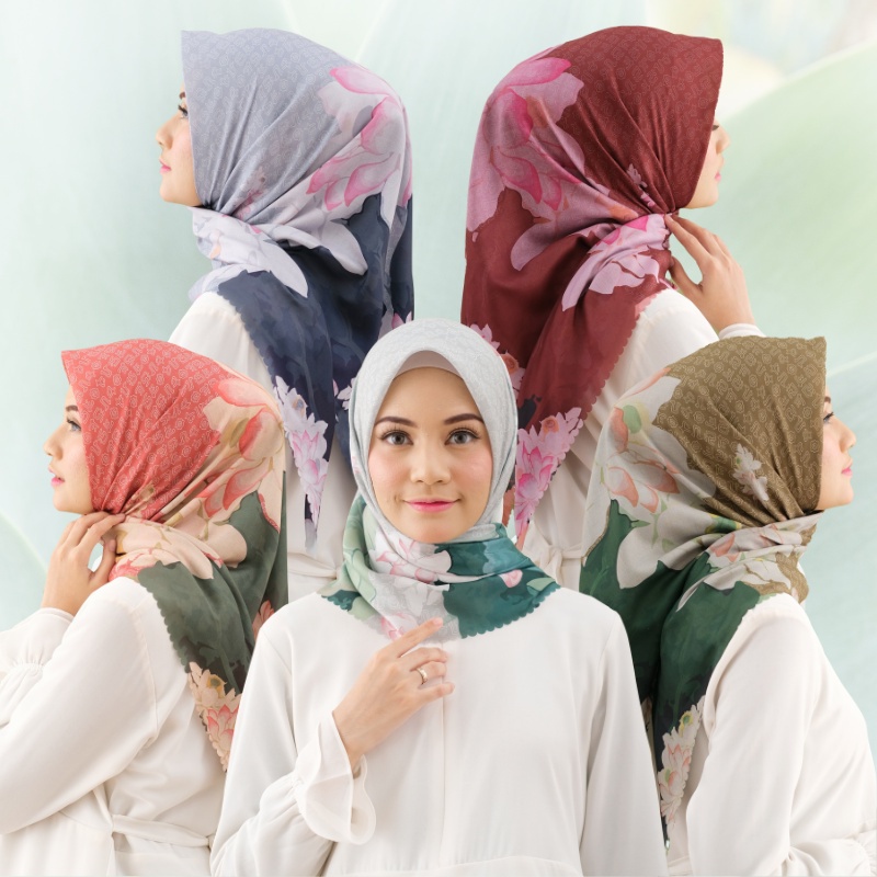 Mevrouw Hijab LOTUS 110x110 Ultrafine Lasercut