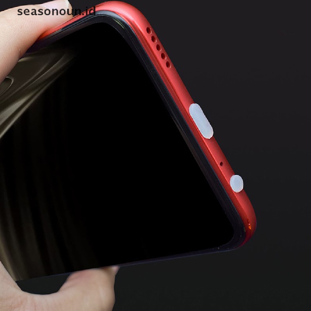 Seasonoun 10PCS Plug Debu Tipe-C USB Charging Port Protector Penutup Silikon Untuk Aksesoris Telepon.