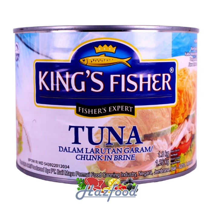 

King's Fisher Tuna 1800 gram Larutan Garam|Chunk In Brine