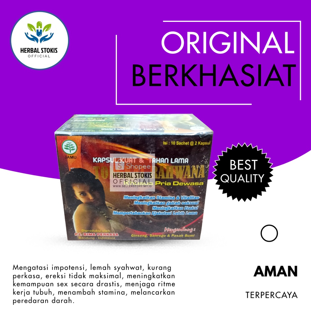 

Suplemen Kapsul Herbal Jamu Pria (Kuat) Tahan Lama Tongkat Rahwana Original Obat Kuat Dijamin Ampuh Obat (Ejakulasi)