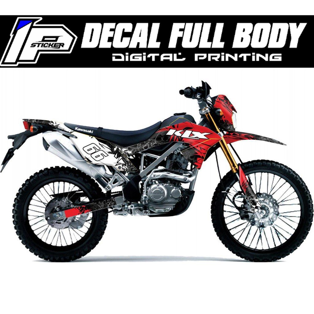 Decal KLX BF Full Body - Sticker Dekal KLX New STD, G, BF, SE Desain 194