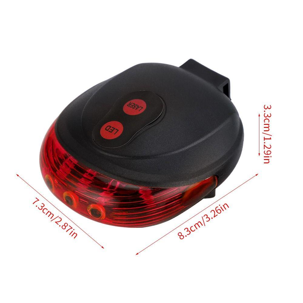 Lanfy Lampu Ekor Sepeda Untuk Sepeda Gunung MTB Aksesoris Sepeda Lampu Lampu LED Laser Sepeda Modifikasi Laser Lampu Belakang