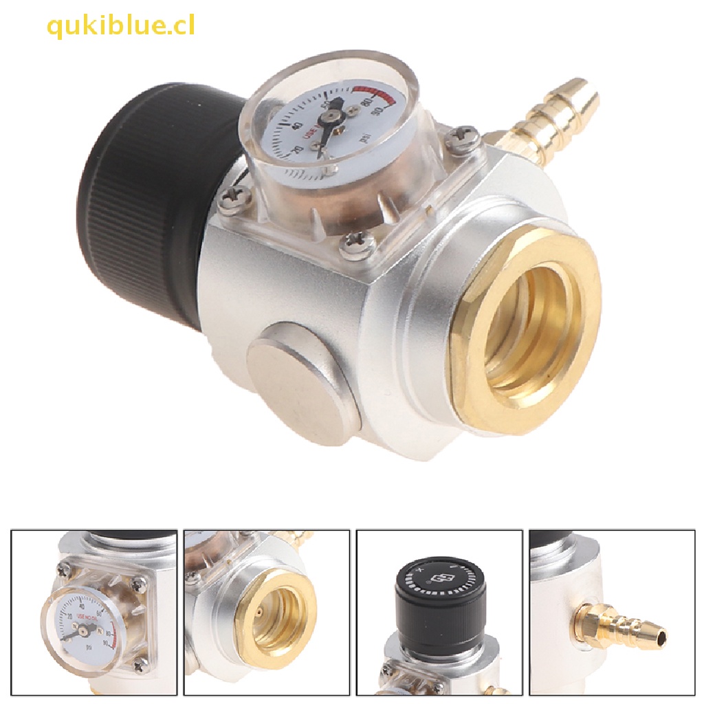 Kit Charger Regulator Gas Mini qukiblue CO2 0-90 PSI corny cornelius keg cl