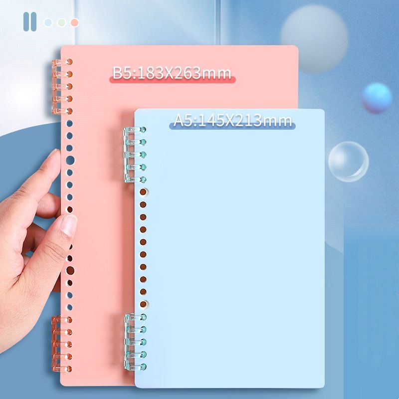

COD-Cover Sampul Loose Leaf Bahan Mika Tebal Buram Untuk Binder Ukuran A5/B5