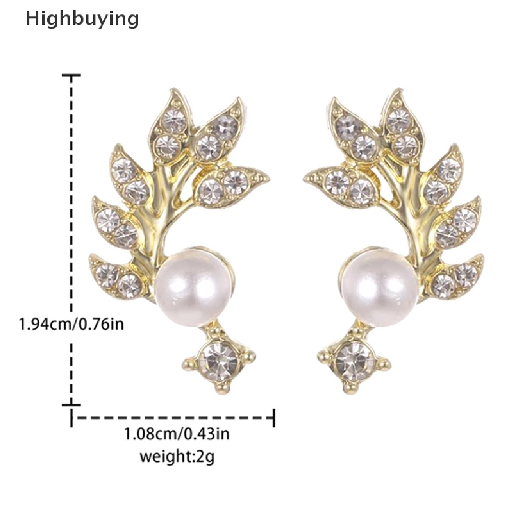 Hbid Desain Baru Tidak Teratur U-Shaped Anting Warna Emas Untuk Wanita Korea Kristal Fashion Perhiasan Tidak Biasa Aksesoris Untuk Gadis Glory