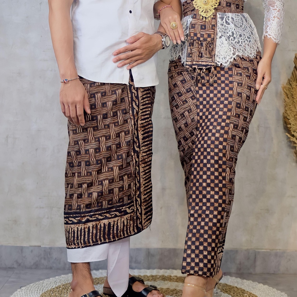 Jual Kamen Couple Lembaran Motif Batik Saput Kamen Lembaran Selendang Shopee Indonesia